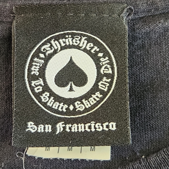 Thrasher Magazine Godzilla T Shirt Adult Medium Black Cotton - Picture 4 of 5